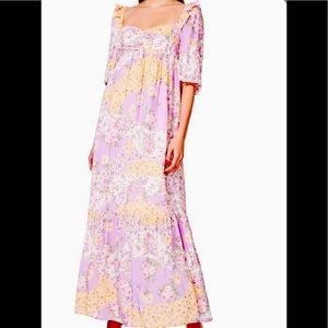 Betsey Johnson Floral Patchwork Dress